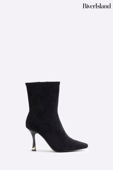 Women s Black Sock Boot Ankle Footwear Next Gibraltar