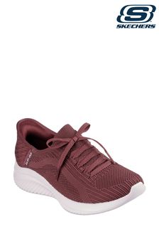 Skechers Red Ultra Flex 3.0 Slip In Brilliant Path Womens Trainers (AE6388) | $210