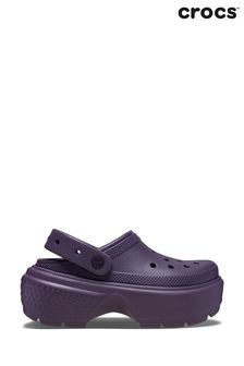 Crocs Purple Stomp Clogs (AE6403) | MYR 390