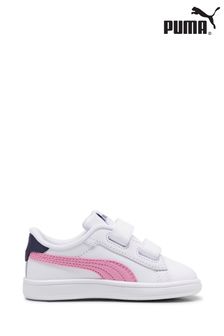 Baby pink puma trainers top