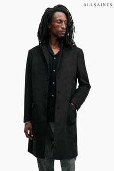 AllSaints Black Hal Coat (AF7040) | TRY 13.084