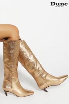 Gold Plain Low Boots Next Luxembourg