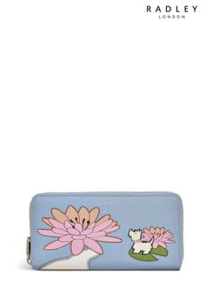 Radley London Large Blue Into The Woods Zip Around Matinee Purse (AF7445) | $180