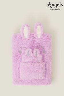 Angels By Accessorize Purple Faux Fur Mummy and Baby Bunny Notebook Set (AG1843) | $19