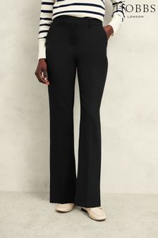 שחור - Hobbs Gerrie Straight Trousers (AG2669) | ‏598 ‏₪