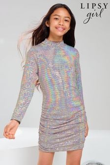Next lipsy silver dress online
