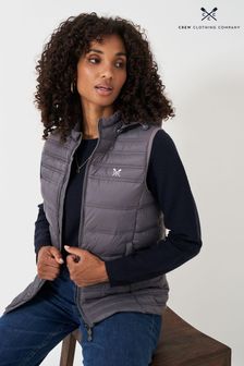 Crew Clothing Company Natural Lightweight Hooded Gilet (AG3894) | ‏347 ‏₪