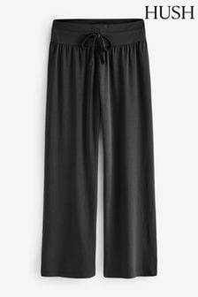 Hush Black Amie Wide Leg Joggers (AG4084) | $103