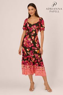 Women s Adrianna Papell Green Summer Dress Holiday Dresses Next Oman