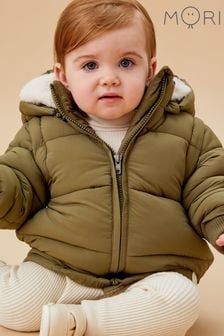 Mori Green Recycled 3 In 1 Cosy Coat To Gilet (AG4230) | kr1 460