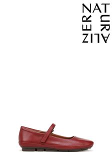 Naturalizer red flat shoes shop