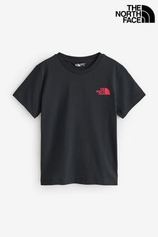 The North Face Black Teen Simple Dome 100% Cotton Short Sleeve T-Shirt (AG4417) | $31