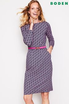 Boden Pink Tall Twisted Waist Jersey Dress (AG4486) | kr1 470