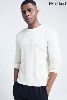 Jumpers River Island Knitted Knitwear Next Luxembourg