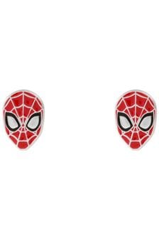 Peers Hardy Silver Tone Disney Marvel Spiderman Enamel Earrings (AG5414) | €32