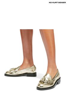Gold Loafer Metallic Flat Shoes Next Luxembourg