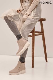 Cream Chunky Plain Ankle Boots Next Luxembourg