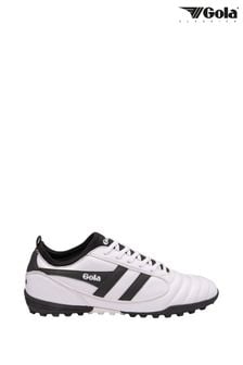 أبيض - Gola Mens Ceptor Turf Microfibre Lace-up Football Boots (AG9279) | د.ك24