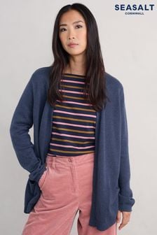 Seasalt Cornwall Blue Riverboat Cardigan (AG9614) | $120