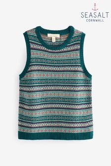 Seasalt Cornwall Blue Percella Cove Vest (AG9675) | €120