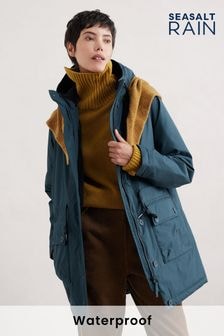 Seasalt Cornwall Blue Cliff Castle Coat (AG9852) | $257