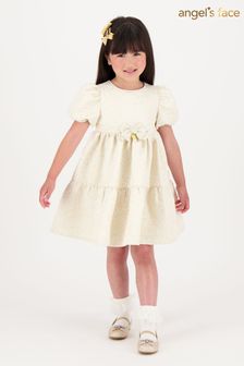 Angels Face Gold Jordan Deco Jacquard Tiered Dress (AH3476) | €146 - €159