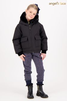 Angels Face Black Cathleen Reversible Hooded Coat (AH3480) | $223 - $240