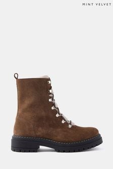 Women s Boots Low Lace Up Mid calf Footwear Next Bahrain