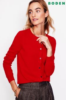 Red cardigan next clearance
