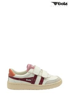 Weiß - Gola Kids Falcon Strap Recycled Pu Trainers (AH4880) | 84 €