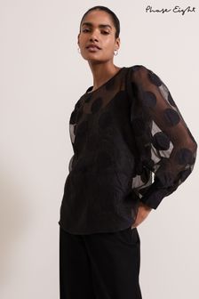 Phase Eight Siera Spot Jacquard Blouse (AH5555) | 136 €