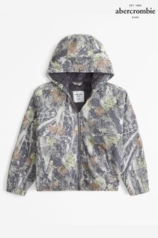 Grün - Abercrombie & Fitch Zip-up Hooded Jacket (AH5634) | 108 € - 111 €