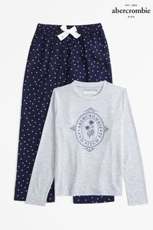 Girls Abercrombie Fitch Blue Long Set Nightwear Next Estonia