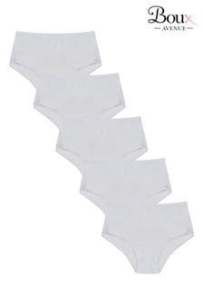 Boux Avenue Kaylee Ultra Light White Shorts 5 Pack (AH5850) | TRY 1.313