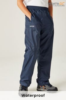 Regatta Blue Kids Pack It Waterproof Overtrousers (AH5953) | $31