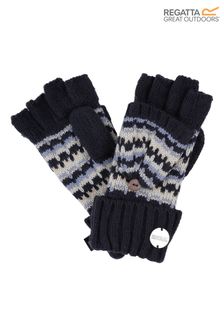 Regatta Blue Kids Baneberry Knitted Gloves (AH6108) | €17.50