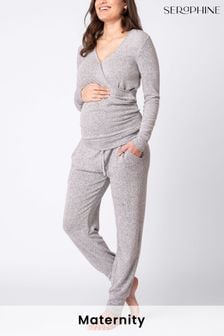 Seraphine Grey Loungewear Maternity Set (AH6361) | 414 SAR