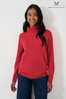 Women s Red Casual Plain Cashmere Knitwear Next Luxembourg
