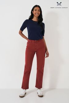 Crew Clothing Company Red Brompton Trousers (AH6641) | Kč2,340