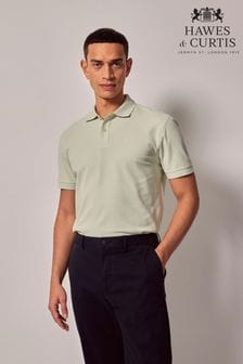 Hawes & Curtis Short Sleeve Mercerised Green Polo Shirt (AH6796) | €46