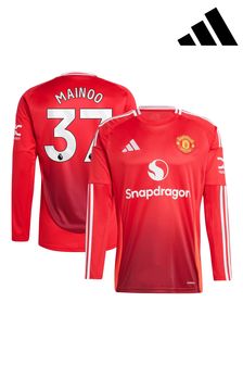 adidas Red Manchester United Home Shirt 2024-25 (AH7161) | €128