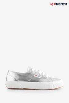 Superga platform silver online