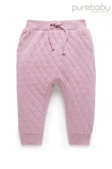 Purebaby Pink Quilted Joggers (AH9977) | $35