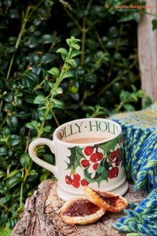 Emma Bridgewater Cream Small Holly Mug (AJ0193) | $31