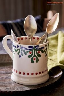 Emma Bridgewater Cream Mistletoe 1/2 Pint Mug (AJ0233) | €39