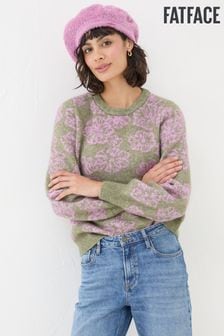 Fat Face Green Long Sleeve Crew Neck Jumpers Next Luxembourg