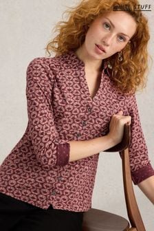 Red casual tops top