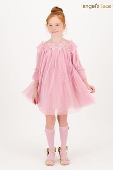 Angels Face Pink Chrissie Tulle Butterfly Dress (AJ1519) | 477 LEI - 507 LEI