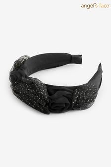 Angels Face Rosie Tulle Sparkle Black Aliceband (AJ1524) | €40