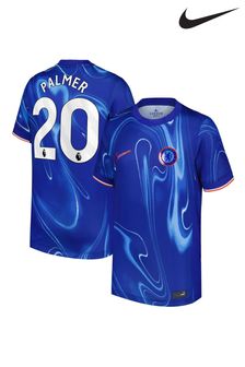 Nike Blue Palmer - 20 Kids Chelsea Home Stadium Shirt 2024-25 with Palmer 20 Printing (AJ1713) | $127